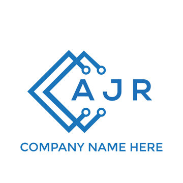 AJR letter logo design on White background. AJR creative initials letter logo concept. AJR letter design.
