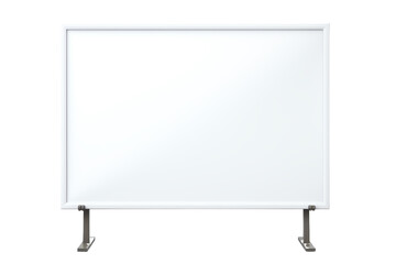 Obraz premium blank billboard isolated on white