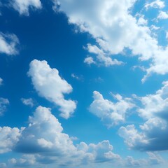 Obraz premium blue sky with clouds