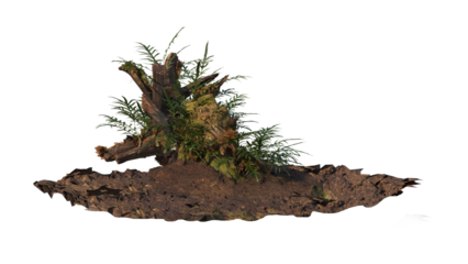 Trees separate the background, decor, decoration