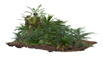 Trees separate the background, decor, decoration