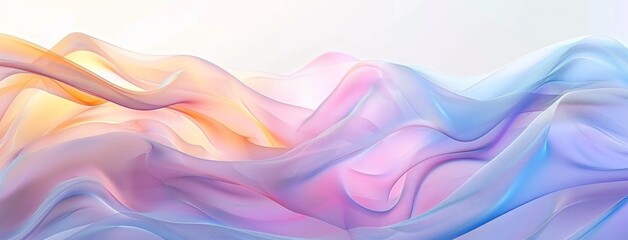 Fototapeta premium Abstract background with colorful curves and gradient color