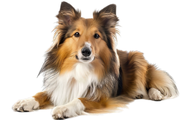 Sheltie Dog Isolated