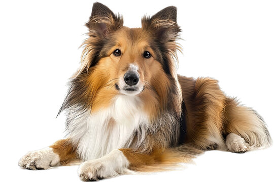 Sheltie Dog Isolated