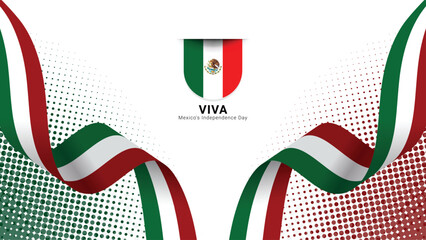 Mexico flag color background concept for National holiday, Independence Day and other events