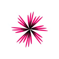 fireworks burst shape celebration carnival festive party vector illustration