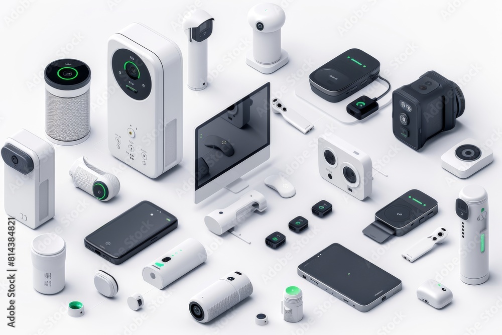 Poster dual cameras in a remote alarm system provide digital recording and loud crime signaling for securit
