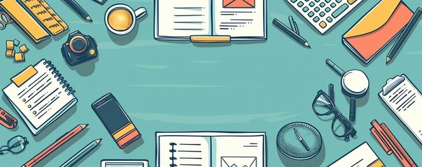 Strategic mergers flat design top view corporate merger theme cartoon drawing Monochromatic Color Scheme