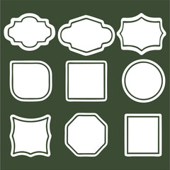 set of vintage frames 