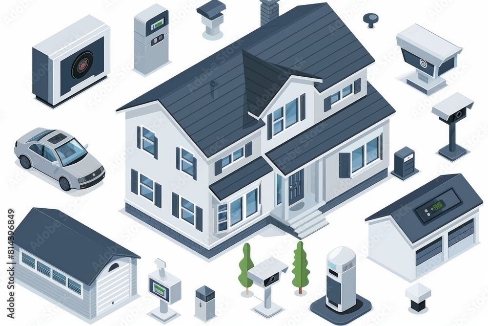 Poster security technology using cctv and advanced surveillance integrates cameras with smart lighting in a