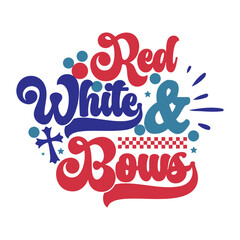Red white & bows