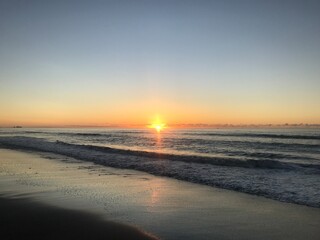 sunrise at the beach