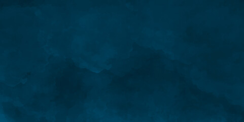 Abstract black and dark blue background with spotlight border and watercolor painted old grunge or smoke texture. black wall, stone texture for the background. beautiful dark blue watercolor grunge.