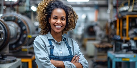 Industrious Woman Leading the Way in Manufacturing and Engineering Innovation
