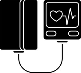 Obraz premium Blood pressure icon vector