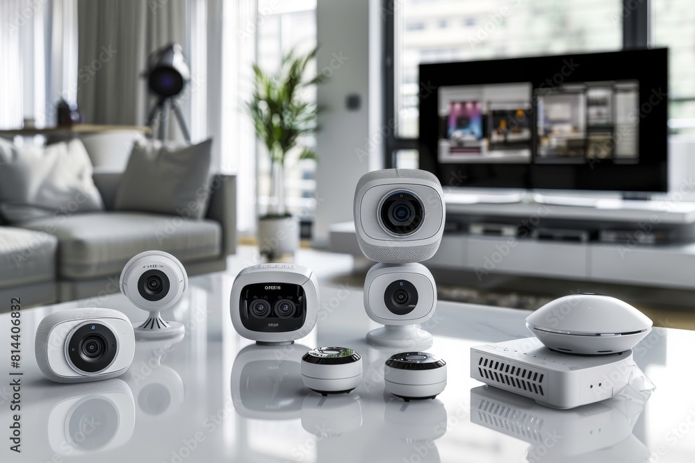 Poster oversee camera protection with powerful wi-fi; manage security systems remotely through network auto