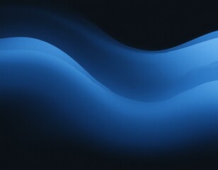 Obraz premium Ethereal Enigma: Blurry Light Wave on Black Background