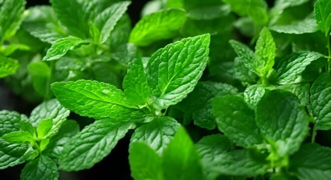 Macro move, Fresh Mint Leaf Videos