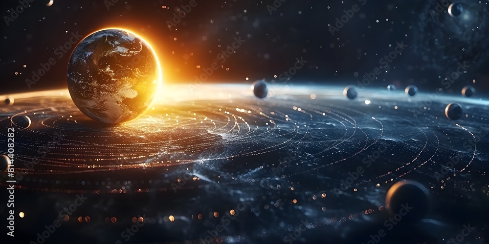 Poster guiding educators through the cosmos utilizing planetarium software and digital tools for astronomy 
