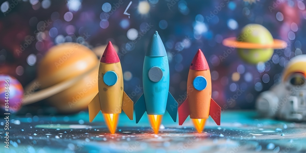 Poster launching imaginations a community initiative bridging students and scientists in model rocket build