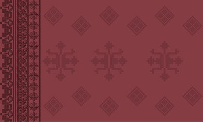  vector seamless songket motif, flat color, easy to change color. Songket is mostly same like aztec, ikat pattern.