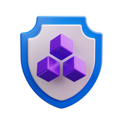 safety 3d render icon