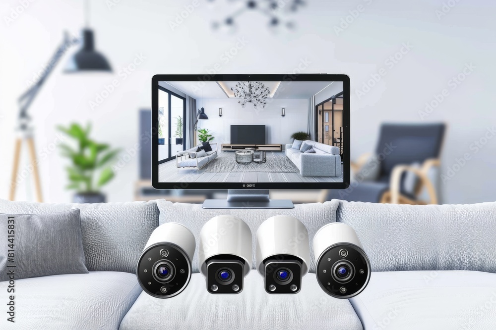 Poster security concept home detection capabilities marketing camera protection security window monitoring 