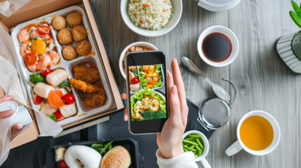 Capturing a Vibrant Meal with Smartphone
