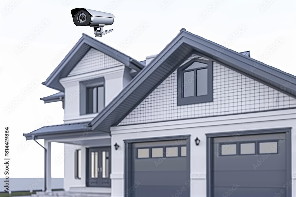 Poster alarm hazard security cinematic vigilant security concept detection camera techniques observe protec