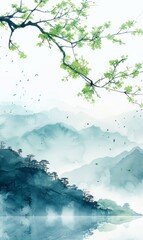 Spring Awakening in the Forest Generative AI