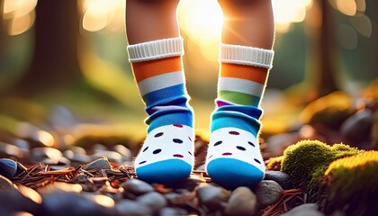socks, foot, feet, sock, leg, legs, striped, fashion, woman, fun, shoes, shoe, color, colorful, stockings, child, red, funny, t