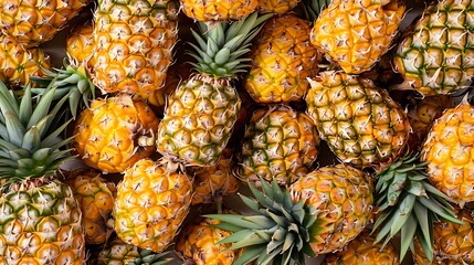 Pineapple Background : Suitable for Be Used in Blog Posts, Social Media Posts or Website Content Related to Fruits and Vegetables.