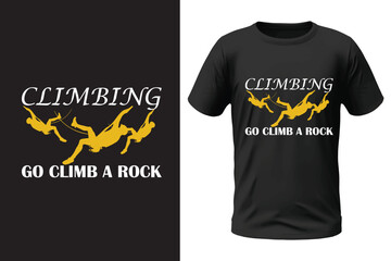 Climbing t-shirt design