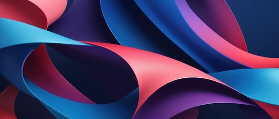 A colorful wave background