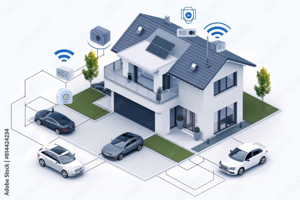 Poster remote access cctv surveillance systems use networked security cameras and alarms controlled by vide