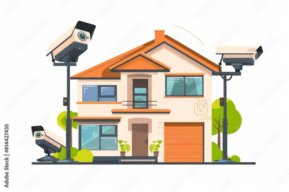 Poster the video production team implements cyber protection through automated camera services and audio in