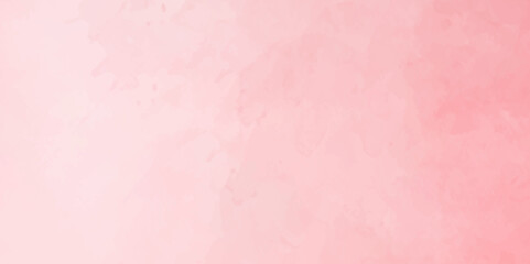 Abstract pink and white background with spotlight border and watercolor painted old grunge or smoke texture. black wall, stone texture for the background. beautiful pink watercolor grunge.