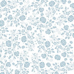 Flower seamless pattern background. Elegant texture for backgrounds. pattern for continuous replicate. See more seamless backgrounds in my portfolio.