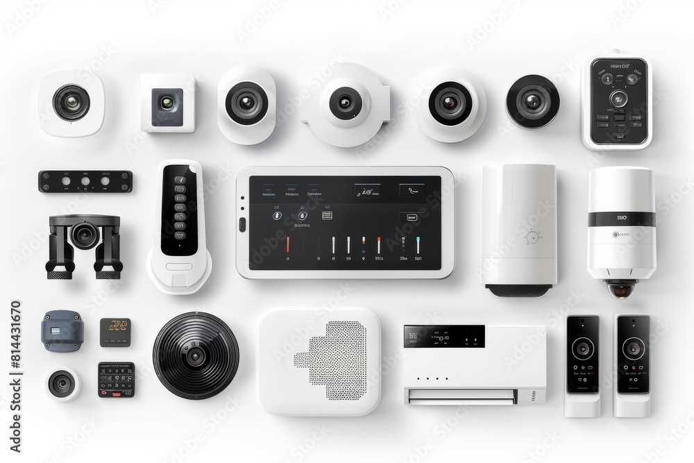 Poster smart home management and the creative team emphasize care in safeguarding technologies, creating vi