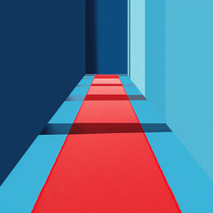 Star-studded red carpet. Business success