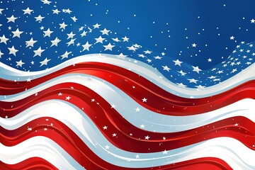 4th of July Independence Day Background.