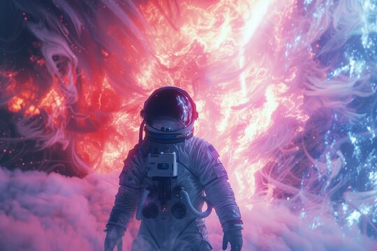 Magnetic storm: charged particles collide in the atmosphere, creating mesmerizing auroras.