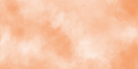 Old paper texture with stains and scratches, Hand painted abstract cloud texture, Paint leaks and ombre effects orange watercolor texture, Pink and orange light background with grunge effect.