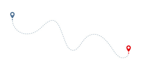 Map, route, gps distance, roadmap icon transparent background.