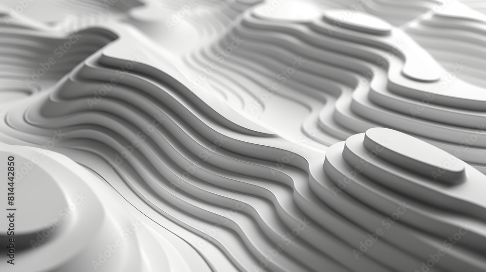 Poster abstract topographic background for design generative ai