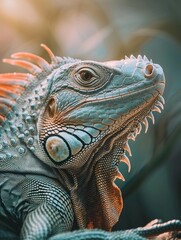 Obraz premium Close up of iguana