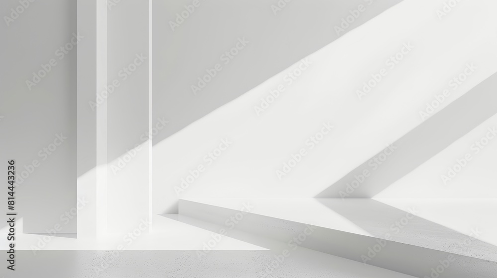 Poster modern presentation slide design on white background generative ai