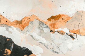 Fototapeta premium Vibrant Nature Landscape on White Background for Adventure Generative AI