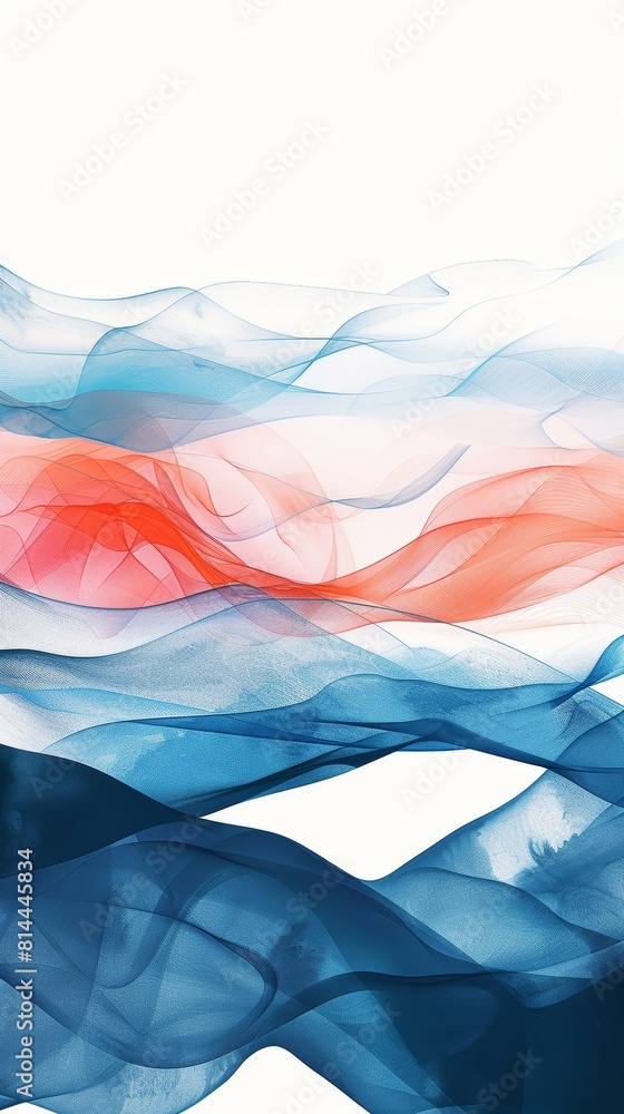 Poster tranquil gradient background for calming designs generative ai