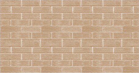 Brown brick wall texture used to make background suitable for interior and exterior home.
